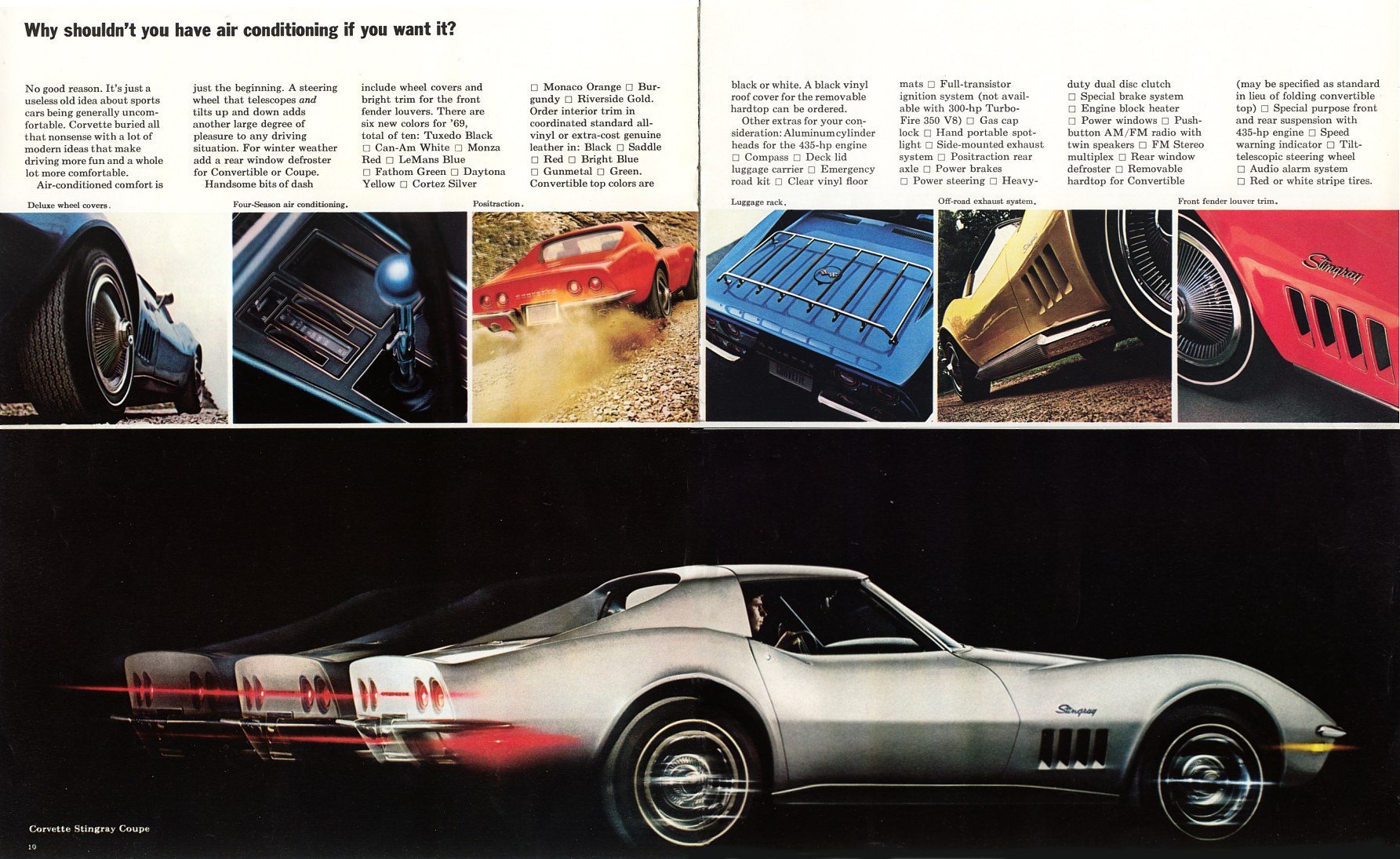 1969 Corvette Brochure Page 4